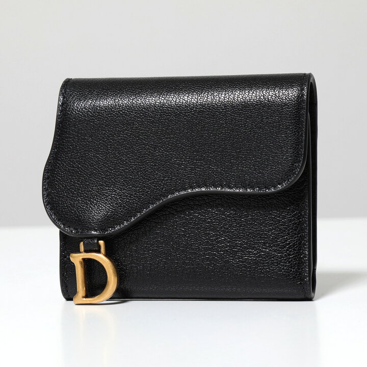 楽天市場】Dior ディオール 二つ折り財布 SADDLE MEDIUM サドル 