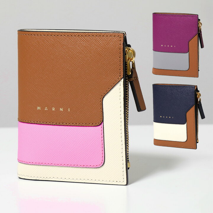 楽天市場】MARNI マルニ 二つ折り財布 PFMO0054U1 LV520 レディース  