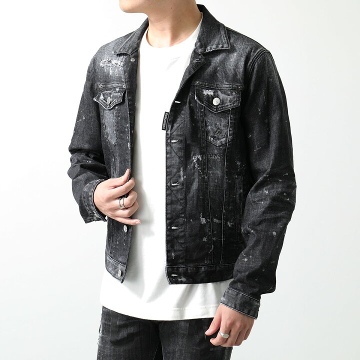 楽天市場】DSQUARED2 ディースクエアード デニムジャケット DAN JEAN  
