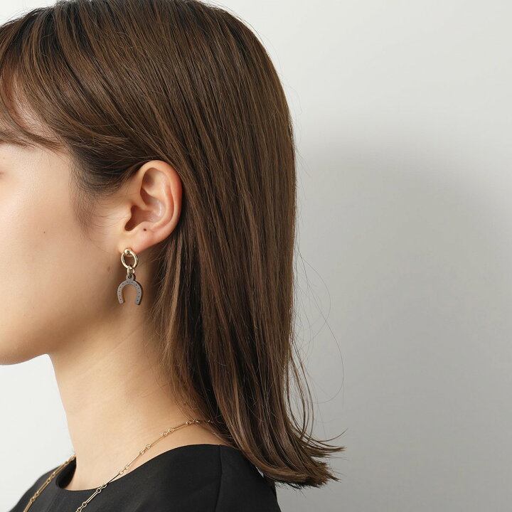 楽天市場】HERMES エルメス ピアス Amulettes Equestre Earrings 