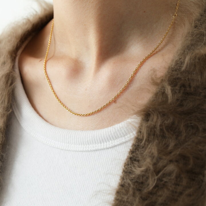 楽天市場】TOMWOOD トムウッド ネックレス Rolo Chain Gold 18inch  