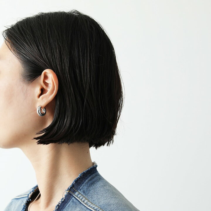楽天市場】TOMWOOD トムウッド ピアス Chunky Hoops Small チャンキー 
