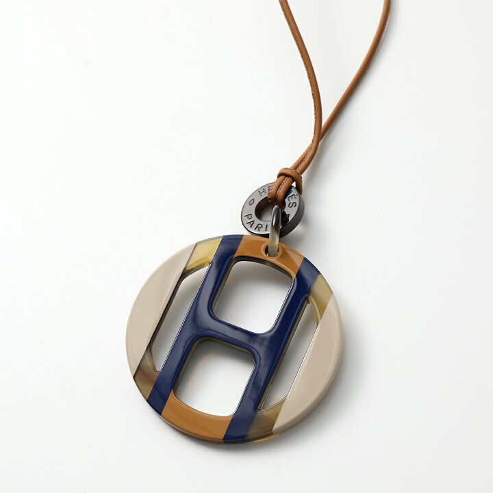 楽天市場】HERMES エルメス ネックレス H EQUIPE エキップ 057087FL  