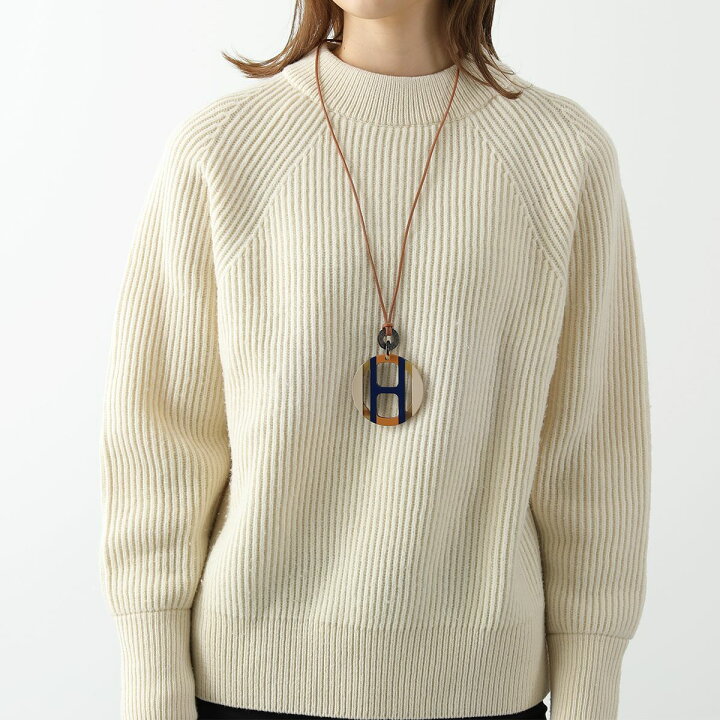 楽天市場】HERMES エルメス ネックレス H EQUIPE エキップ 057087FL  