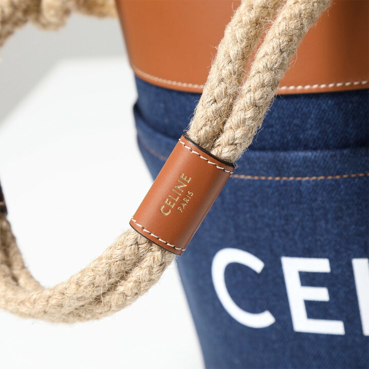 楽天市場】CELINE セリーヌ バケットバッグ Seau Corde 196272DJD.07AT 