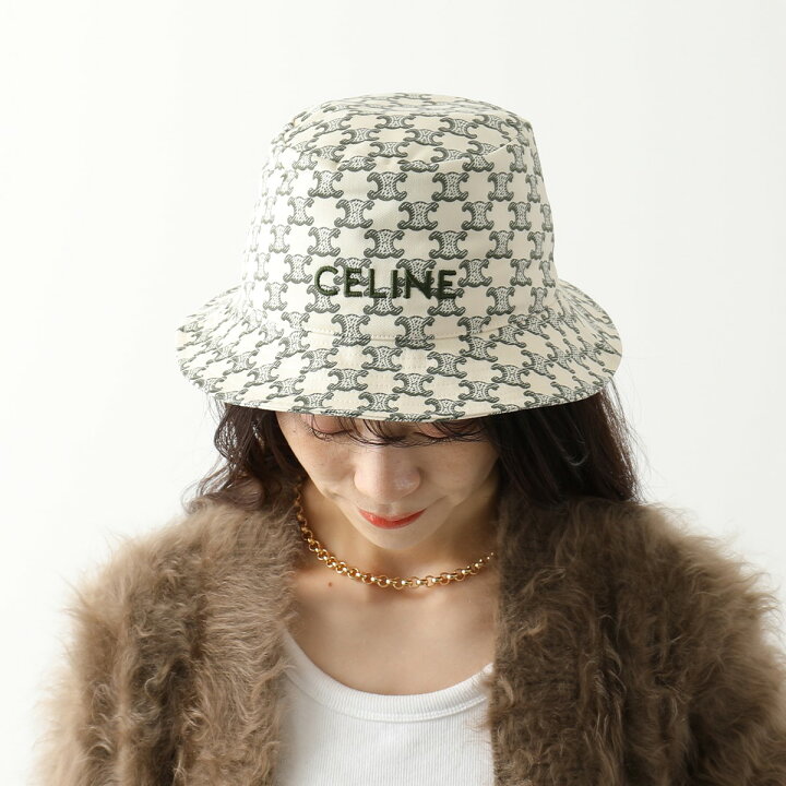楽天市場】CELINE セリーヌ バケットハット 2AU3A731O.01EG レディース 