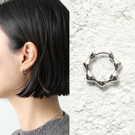 MARIA BLACK マリアブラック フープピアス Milla Huggie 9 Pierced Earring Silver ミラハギー 9 100792AG レディース 片耳販売 silver925 SilverHP