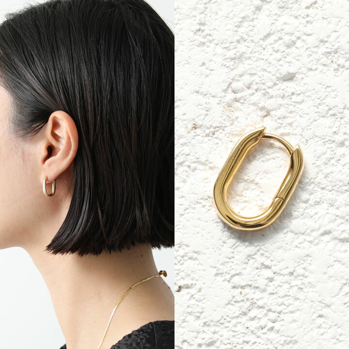 楽天市場】MARIA BLACK マリアブラック フープピアス Slick Huggie 