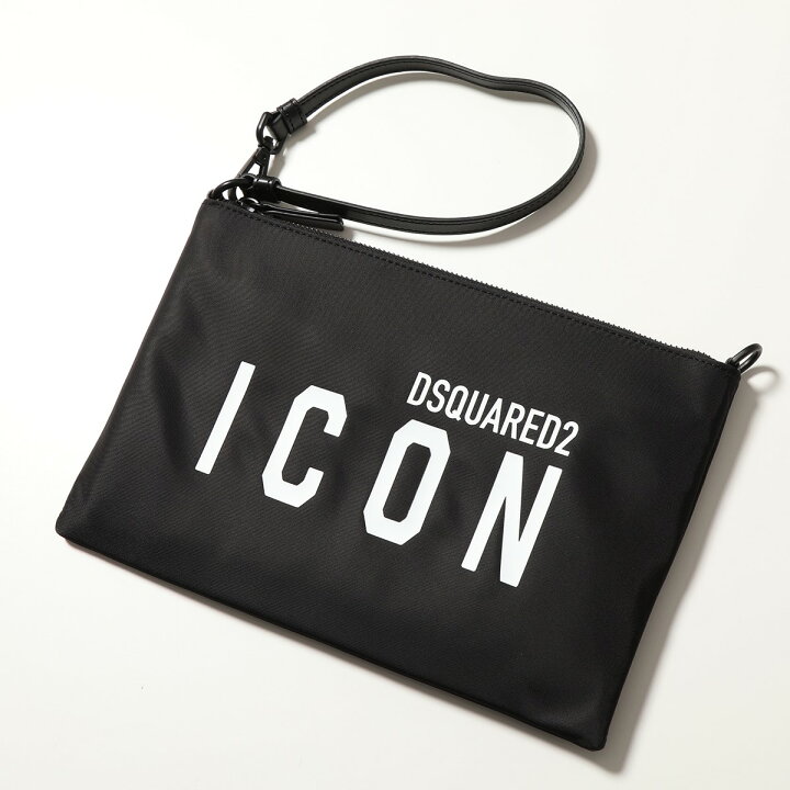 楽天市場】DSQUARED2 ディースクエアード クラッチバッグ BE ICON 