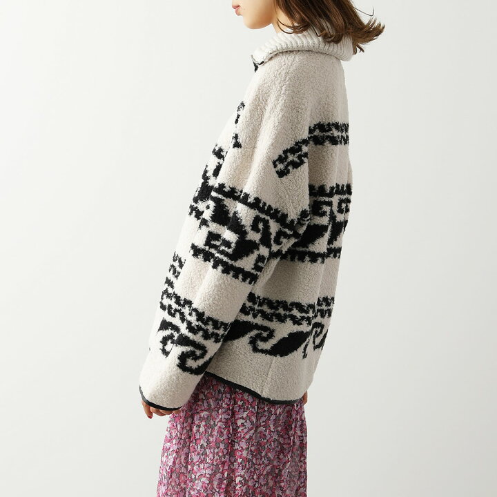 楽天市場】ISABEL MARANT カウチン ジップ ニットジャケット 36 