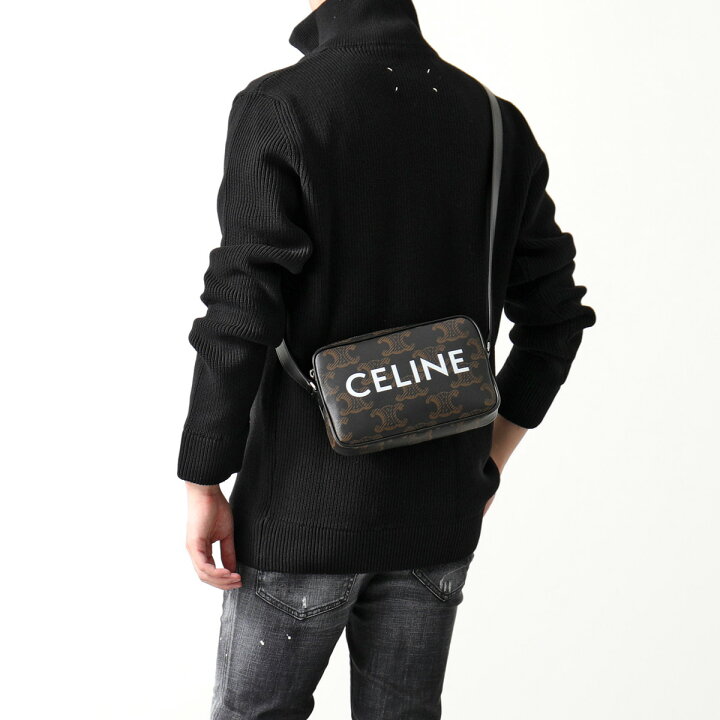 大人の余裕スタイル【CELINE】ミディアム メッセンジャーバッグ 駅南  