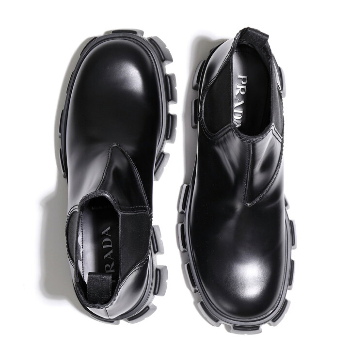 楽天市場】PRADA プラダ チェルシーブーツ 2TE174 B4L メンズ モノリス 