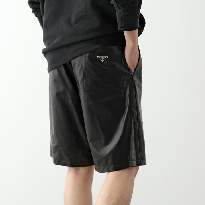 楽天市場】PRADA プラダ ショーツ UPP224 1WDV メンズ レザー ハーフ 