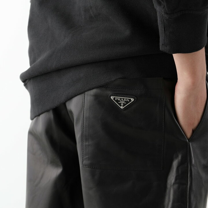 楽天市場】PRADA プラダ ショーツ UPP224 1WDV メンズ レザー ハーフ 