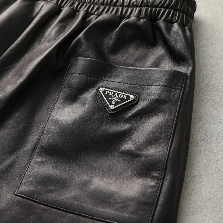 楽天市場】PRADA プラダ ショーツ UPP224 1WDV メンズ レザー ハーフ 
