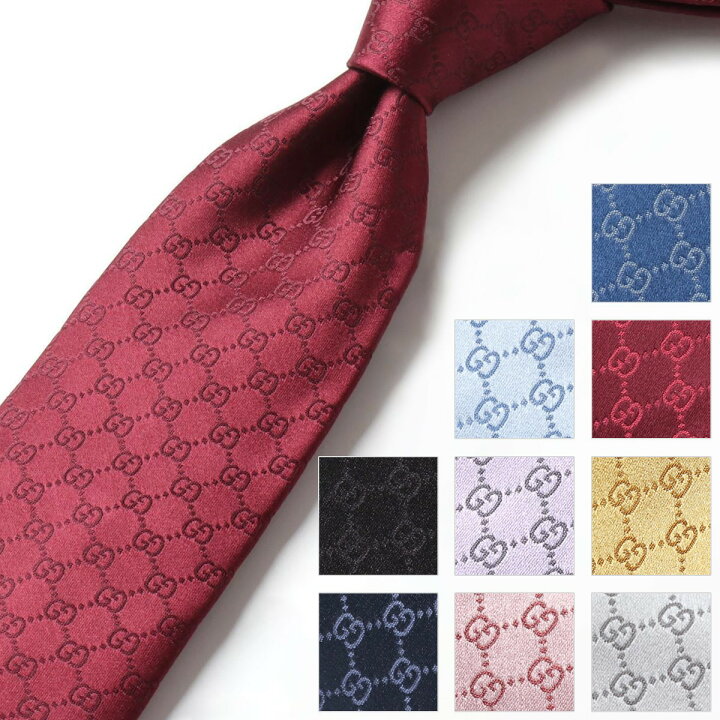楽天市場】GUCCI グッチ ネクタイ FEDRA 456520 4B002 メンズ シルク 