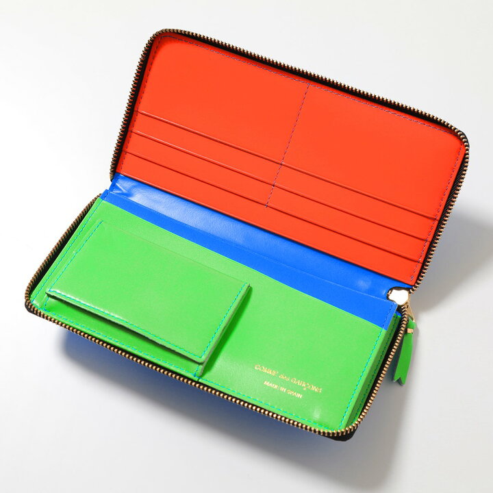 楽天市場】COMME des GARCONS コムデギャルソン 長財布 SUPER FLUO 