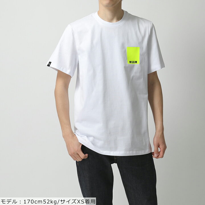 楽天市場 Msgm エムエスジーエム 2840 Mm233 カラー2色 蛍光 ネオンカラー 半袖 Tシャツ カットソー クルーネック ちびロゴt メンズ インポートセレクト Musee
