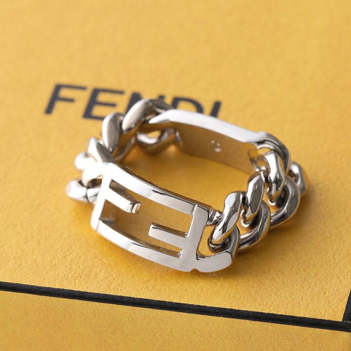 楽天市場】FENDI フェンディ リング 7AJ598 B08 メンズ バゲット FF  