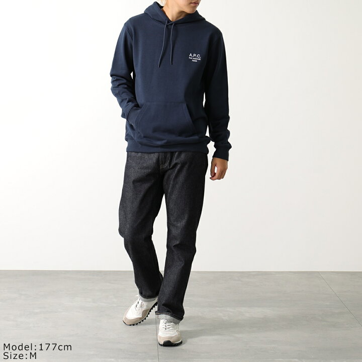 代引き人気 アーペーセー メンズ パーカー スウェット アウター A.P.C. Marvin Small Logo Hoody Ecru Heather cinemusic.net