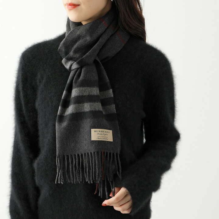 楽天市場】BURBERRY バーバリー マフラー GIANT CHECK CASHMERE SCARF  