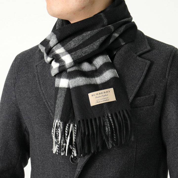 楽天市場】BURBERRY バーバリー マフラー GIANT CHECK CASHMERE SCARF  