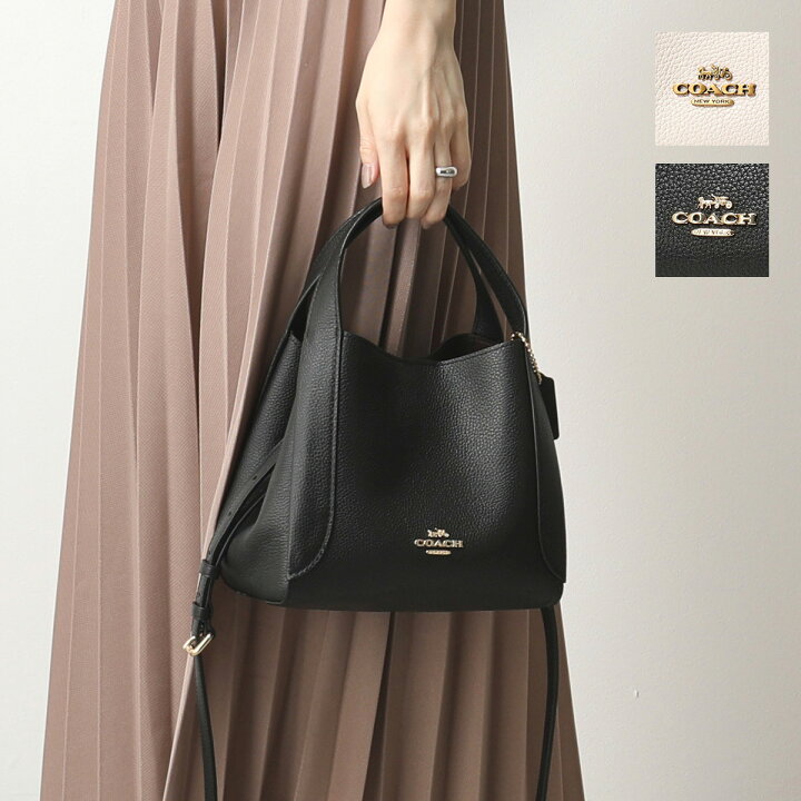 COACH ハドリーホーボー21ショルダー レザーバックブラック（COACH  