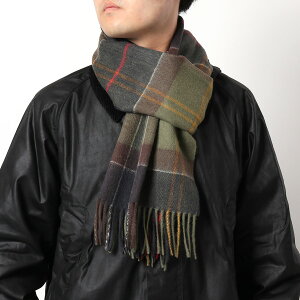 Barbour �o�u�A�[ �J�V�~�� �}�t���[ Tartan Cashmere Scarf USC0194 �����Y �^�[�^���`�F�b�N �� �X�g�[�� TN11/Classic