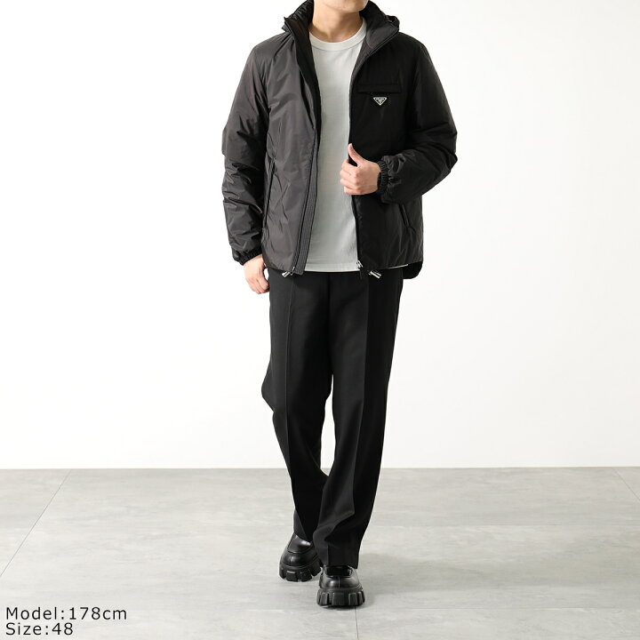 楽天市場】PRADA プラダ ダウンジャケット SGN955 1WQ9 メンズ Re 