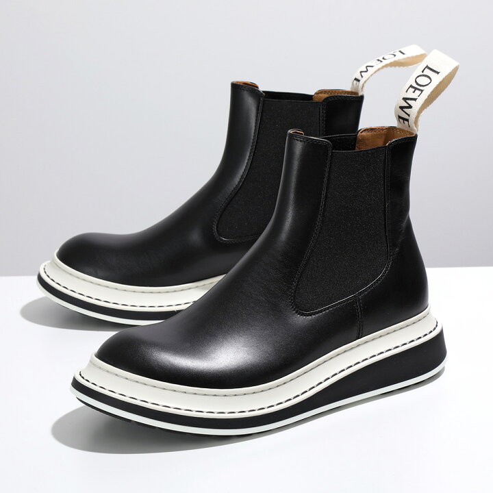 楽天市場】LOEWE ロエベ ショートブーツ CHELSEA BOOT L815S05X12 