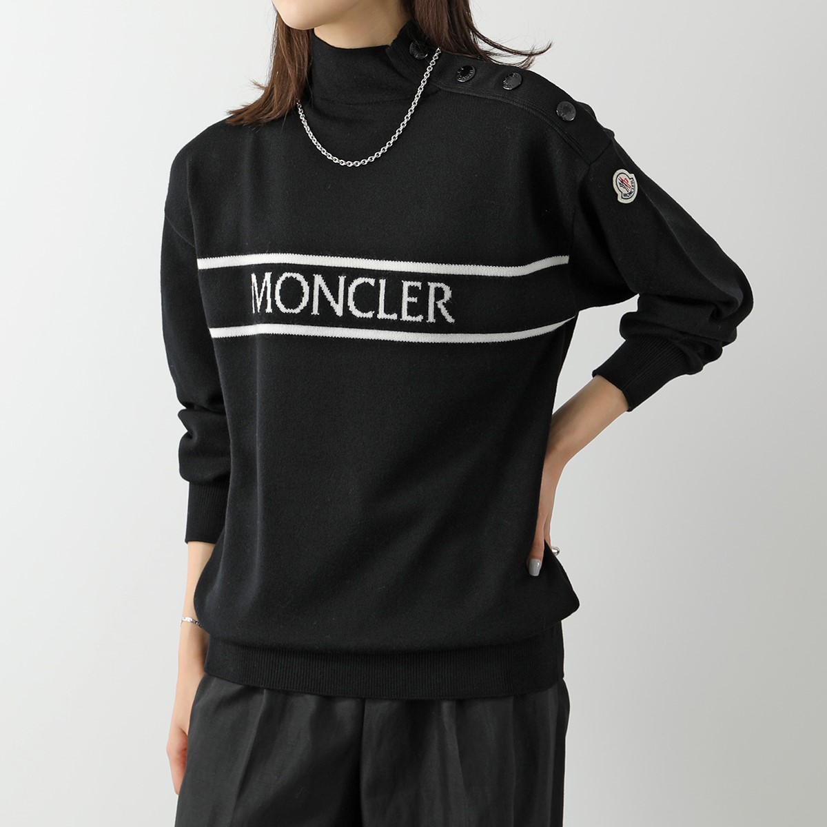 楽天市場】MONCLER モンクレール セーター COLLO ALTO TRICOT 9F00011