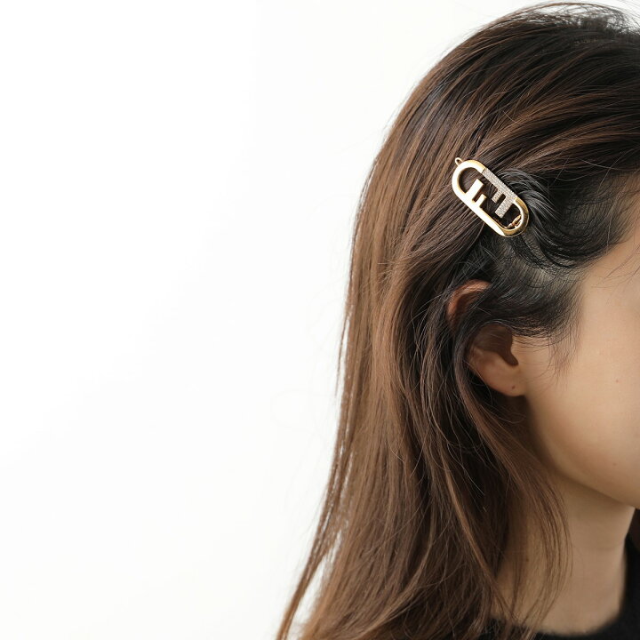 楽天市場】FENDI フェンディ ヘアクリップ 8AH325 A44G レディース 