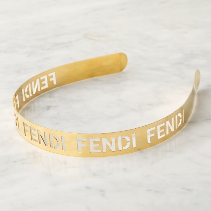 楽天市場】FENDI フェンディ ヘアバンド 8AH080 B08 レディース メタル 