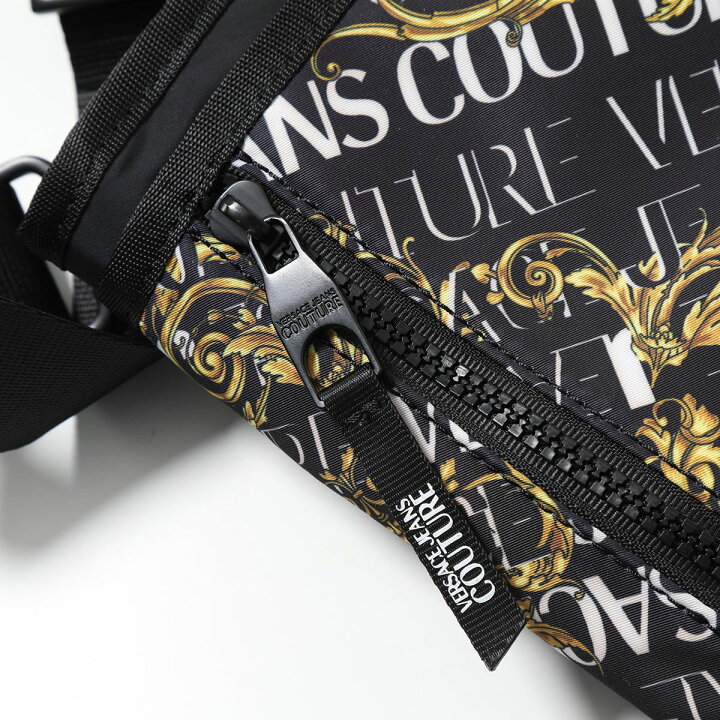 VERSACEJEANSCOUTUREヴェルサーチショルダーバッグ グレー 弾ん 