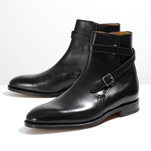 JOHN LOBB �W�������u �W���b�p�[�u�[�c ABBOT �A�{�b�g 400041L CALF H/W �����Y ���U�[ �N���X�X�g���b�v �A�[�����h�g�D ���C�YE �v�C BLACK