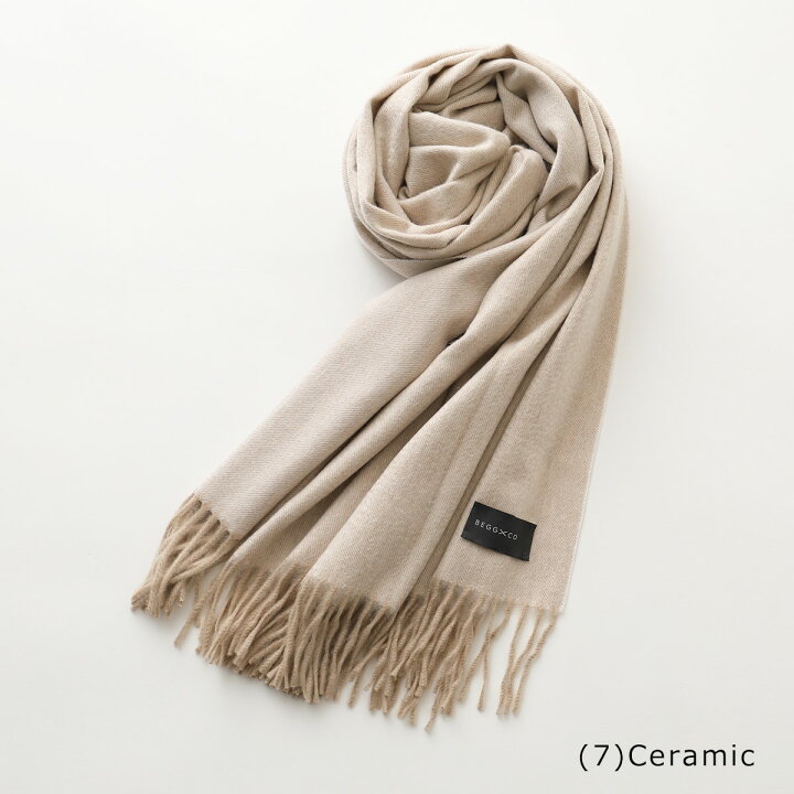 楽天市場】BEGG&CO ベグアンドコー マフラー Arran Plain Dark Light  