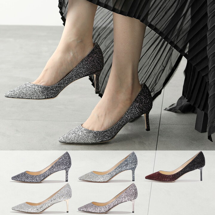 楽天市場】Jimmy Choo ジミーチュウ パンプス ROMY 60 ARG BRE CGD CGF 