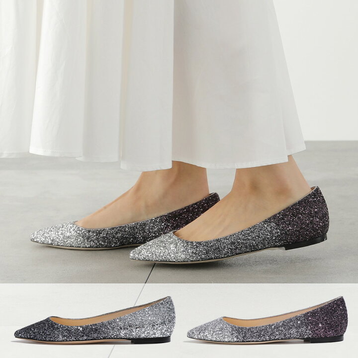 楽天市場】Jimmy Choo ジミーチュウ フラットパンプス ROMY FLAT 