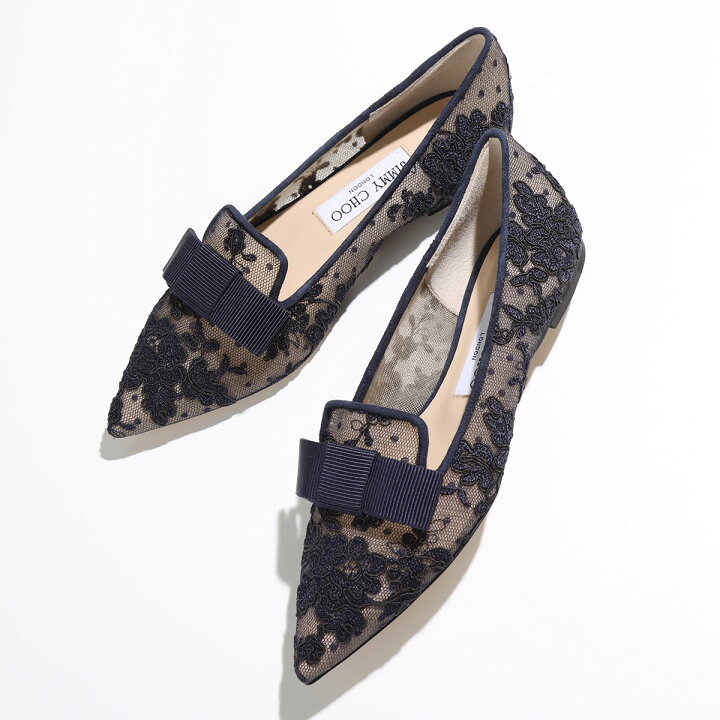 楽天市場】Jimmy Choo ジミーチュウ フラットパンプス GALA ORE 