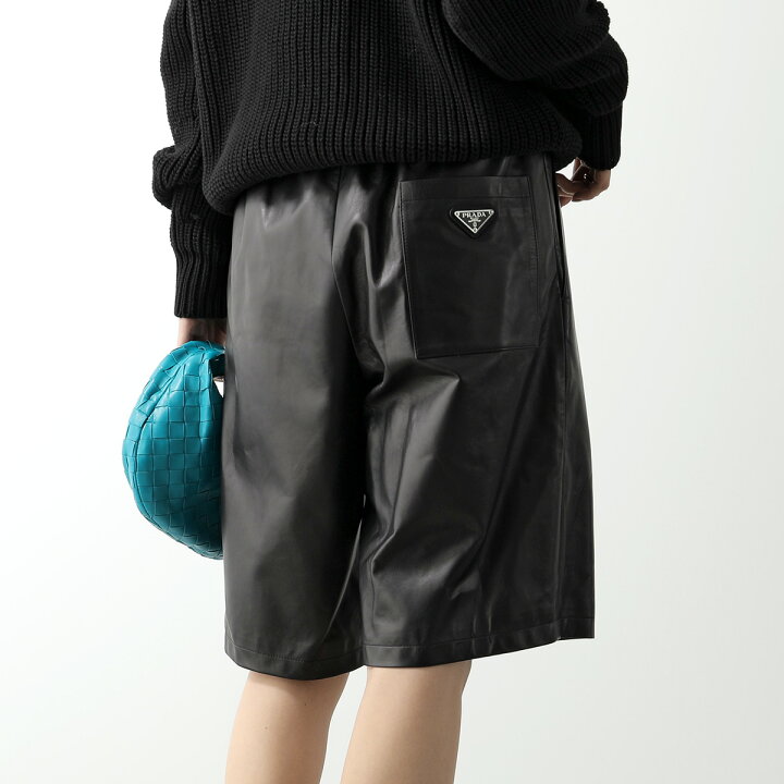 楽天市場】PRADA プラダ ショーツ UPP224 1WDV レディース レザー 
