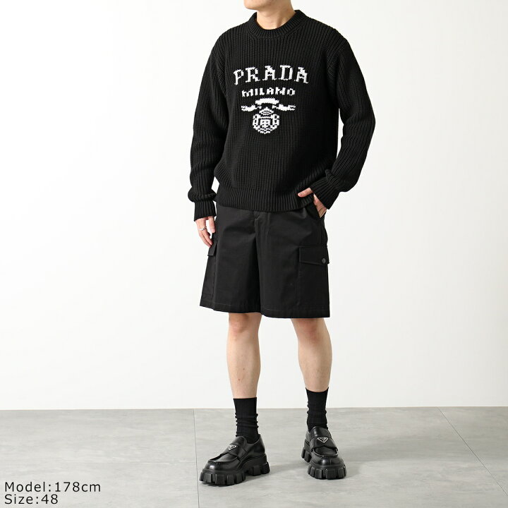 楽天市場】PRADA プラダ ショートパンツ SPH84 1CMO メンズ コットン 