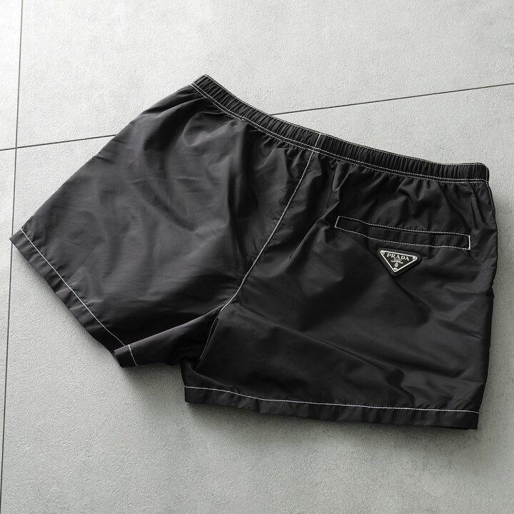 楽天市場】PRADA プラダ スイムウェア UB332 1WQ9 メンズ Re-Nylon  
