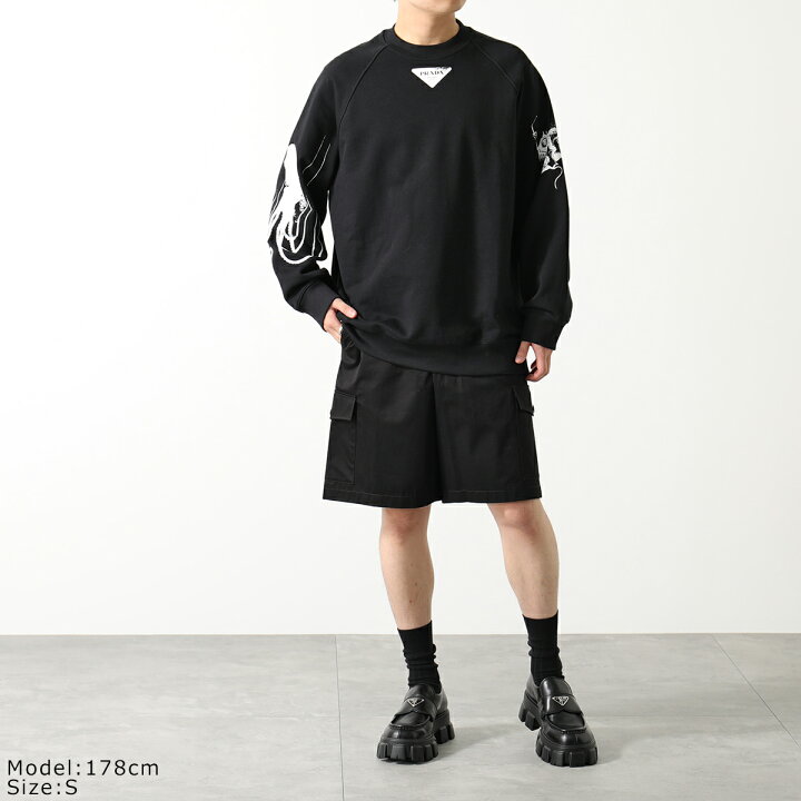 楽天市場】PRADA プラダ スウェットシャツ UJL11A 10IO メンズ  