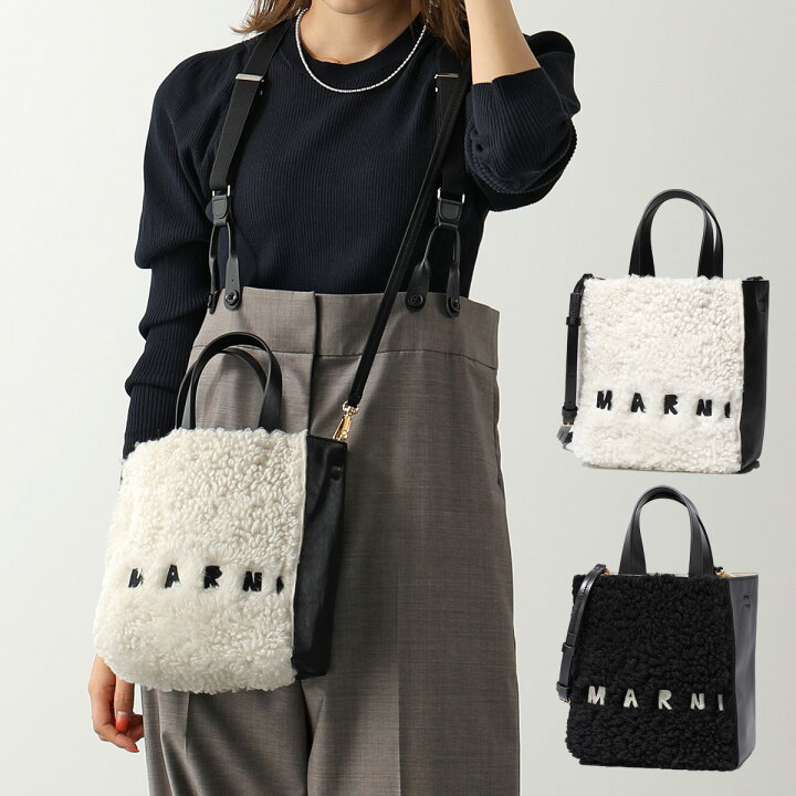 楽天市場】MARNI マルニ ミニトートバッグ MUSEO SOFT ミュゼオ ソフト  