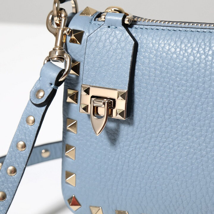 Valentino Garavani ロックスタッズ ショルダーバッグ ミニ | グレー 