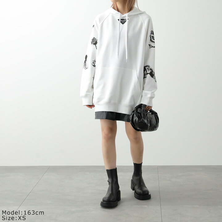 楽天市場】PRADA プラダ パーカー UJL12A 10IO レディース スウェット  