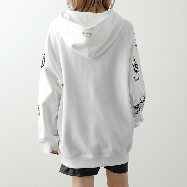 楽天市場】PRADA プラダ パーカー UJL12A 10IO レディース スウェット  