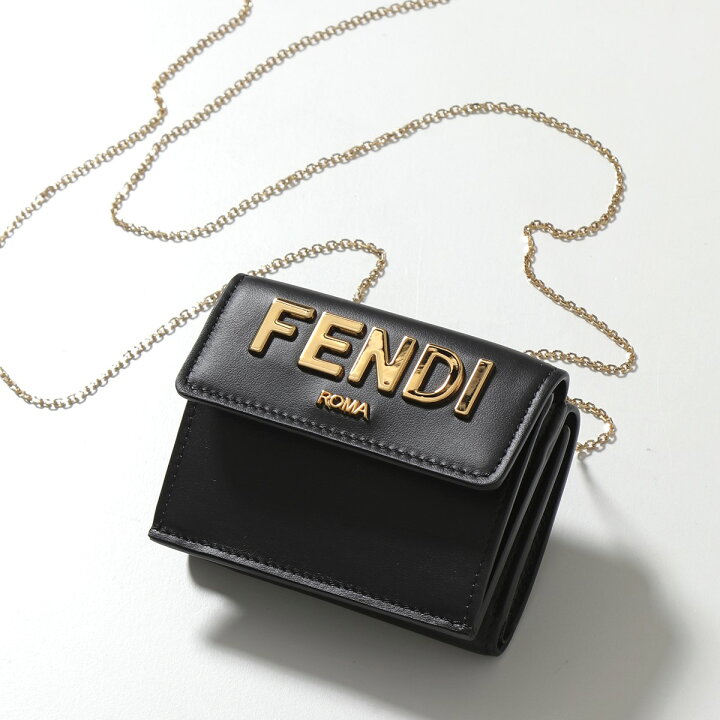 楽天市場】FENDI フェンディ 三つ折り財布 ROMA ローマ 8M0481 AKK2  
