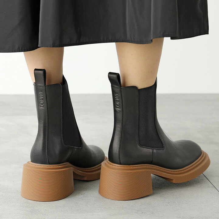 楽天市場】LOEWE ロエベ ショートブーツ CHELSEA BOOTS 60 L814S05X02 