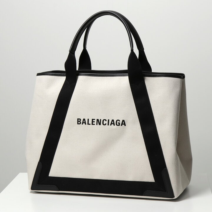 Balenciaga 黒 ネイビーカバス S ポーチ ハンドバッグ バレンシアガ